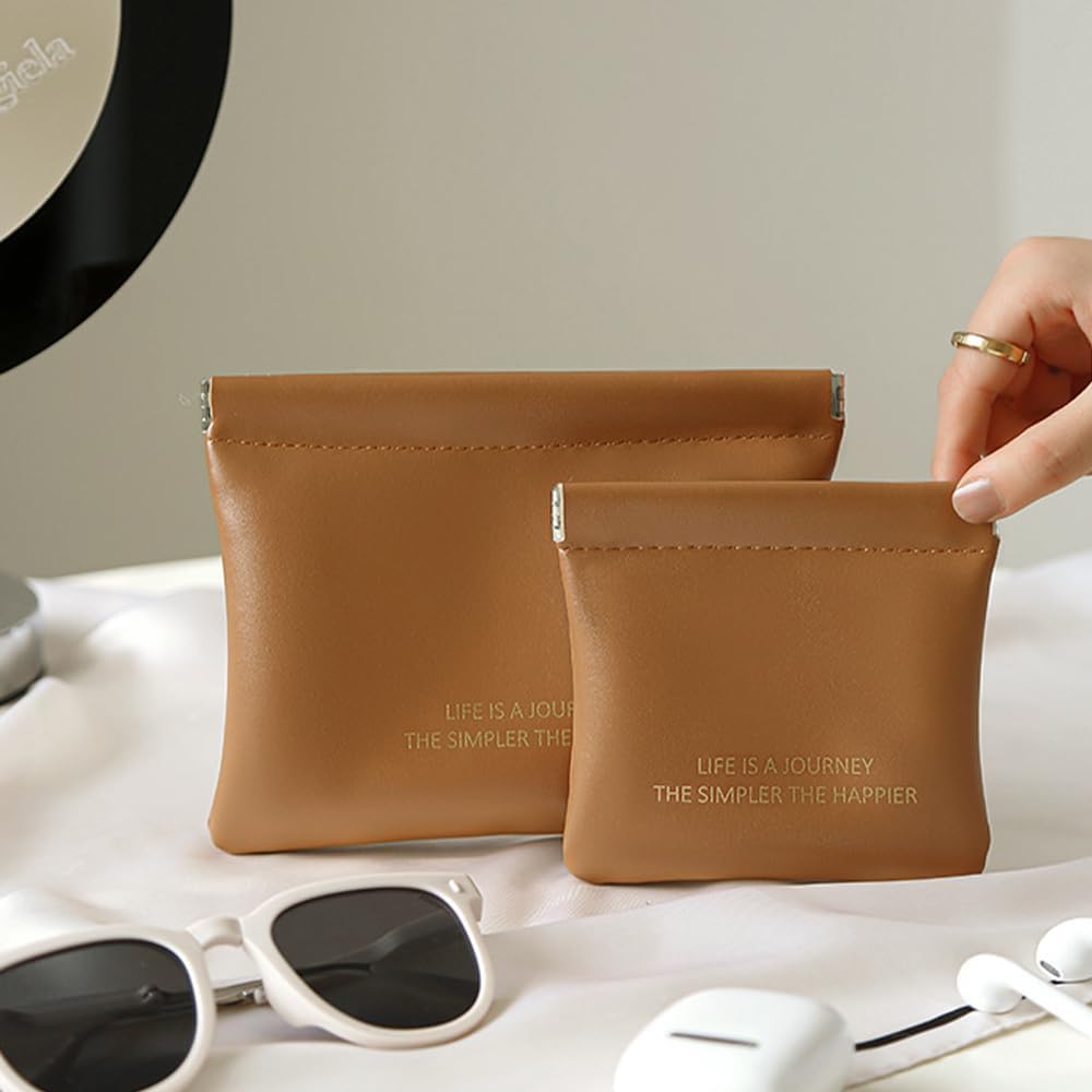 2 mini bolsas de maquillaje para bolso, bolsa de maquillaje de bolsillo pequeño, bolsa de viaje para cosméticos, bolsa de viaje impermeable, sin