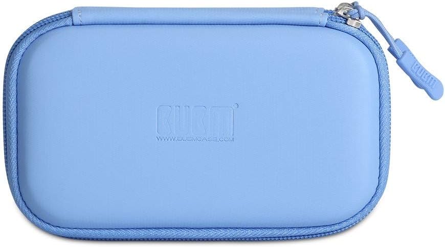 BUBM Funda para unidad flash USB, bolsa de accesorios electrónicos impermeable portátil para unidades flash USB, tarjetas SD, auriculares y otros