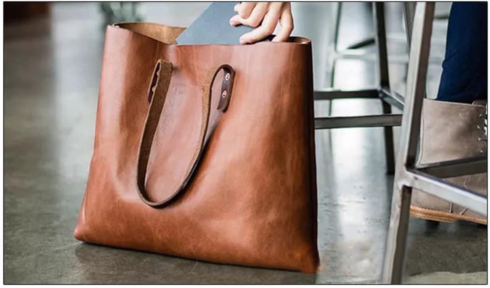NW AAB-118 – Bolsa de cubo para mujer, plantilla acrílica, patrón de cuero, plantillas de cuero para bolsa de mano, Blanco, L