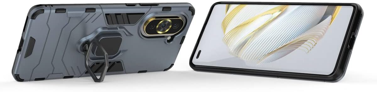 Funda para Huawei Nova 10 Caso,Soporte de montaje magnético para coche Funda para Huawei Nova 10 NCO-AL00 Caso Azul