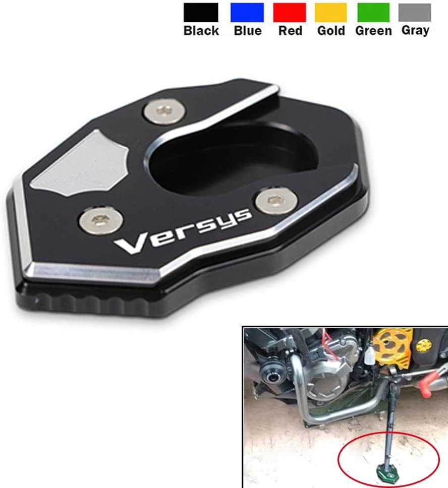 Motorcycle Kickstand Extension Pad Motorcycle Foot Side Stand Enlarger Plate Kickstand Enlarge Extension Fit Use for Kawasaki VERSYS300 Versys X250