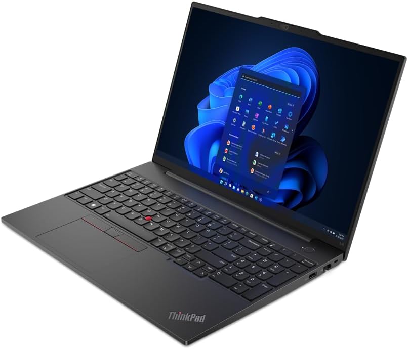 Lenovo ThinkPad E16 Gen 1 Business, pantalla WUXGA IPS de 16pulgadas 300 nits, AMD Ryzen 5 7530U de núcleo hexagonal (hasta 4.5 GHz), 16 GB de RAM,