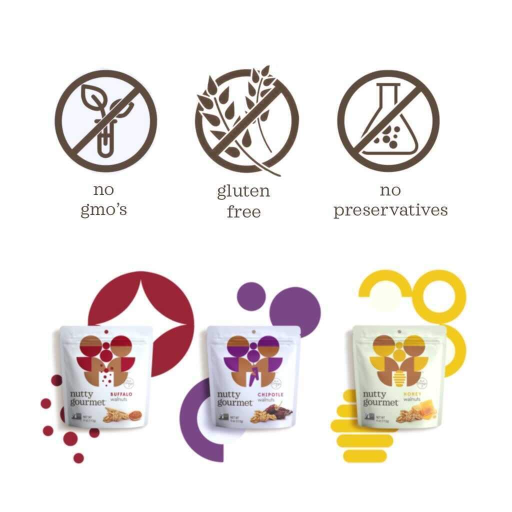 Nutty Gourmet Nueces con sabor a romero  Todo natural  Nueces ligeramente sazonadas  Snack Keto  Saludable para el corazón  Frescas de granja