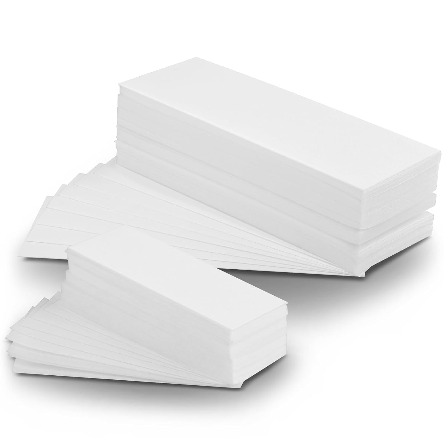 300 tiras de cera, tiras de cera no tejidas para cera de azúcar y cera suave, papel de cera depilatorio agradable al tacto para cejas, cara, bikini,