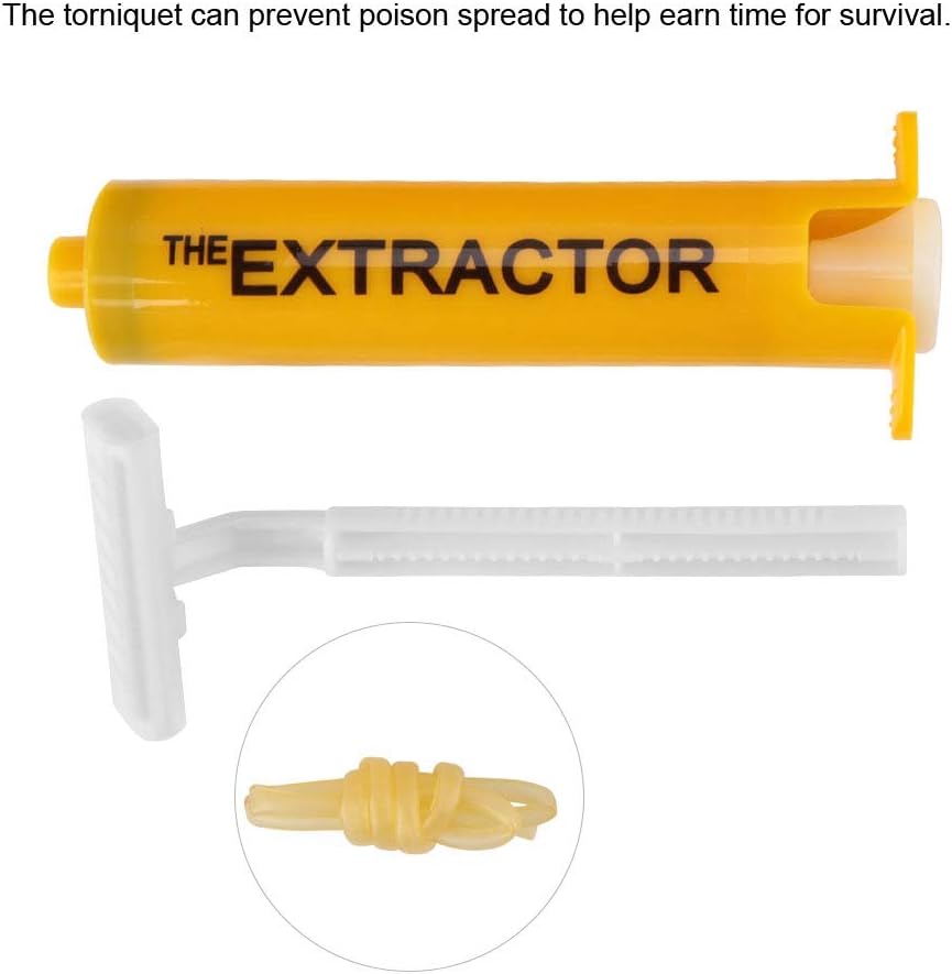 Kit de bomba de succión para extractor de veneno, bomba de picadura, primeros auxilios de seguridad de emergencia rápida, suministros de primeros
