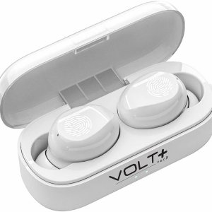 VOLT+ Plus TECH Slim Travel Wireless V5.1 Auriculares compatibles con Xiaomi Redmi Note 12 Funda Micro Delgada Actualizada con Quad Mic 8D Bass IPX7 VOLT+ Plus TECH Slim Travel Wireless V5.1 Auriculares compatibles con Xiaomi Redmi Note 12 Funda Micro Delgada Actualizada con Quad Mic 8D Bass IPX7