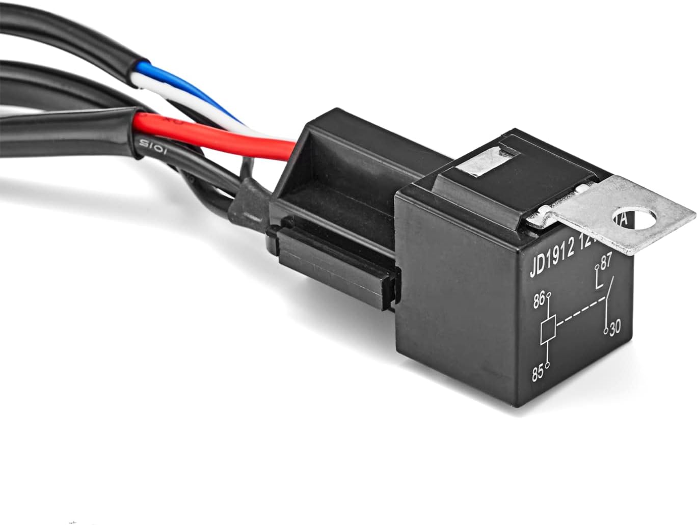 Kit de arnés de cableado universal de barra de luz LED de 1 plomo, interruptor basculante, 40A, 12V, encendido y apagado, fusible, compatible con