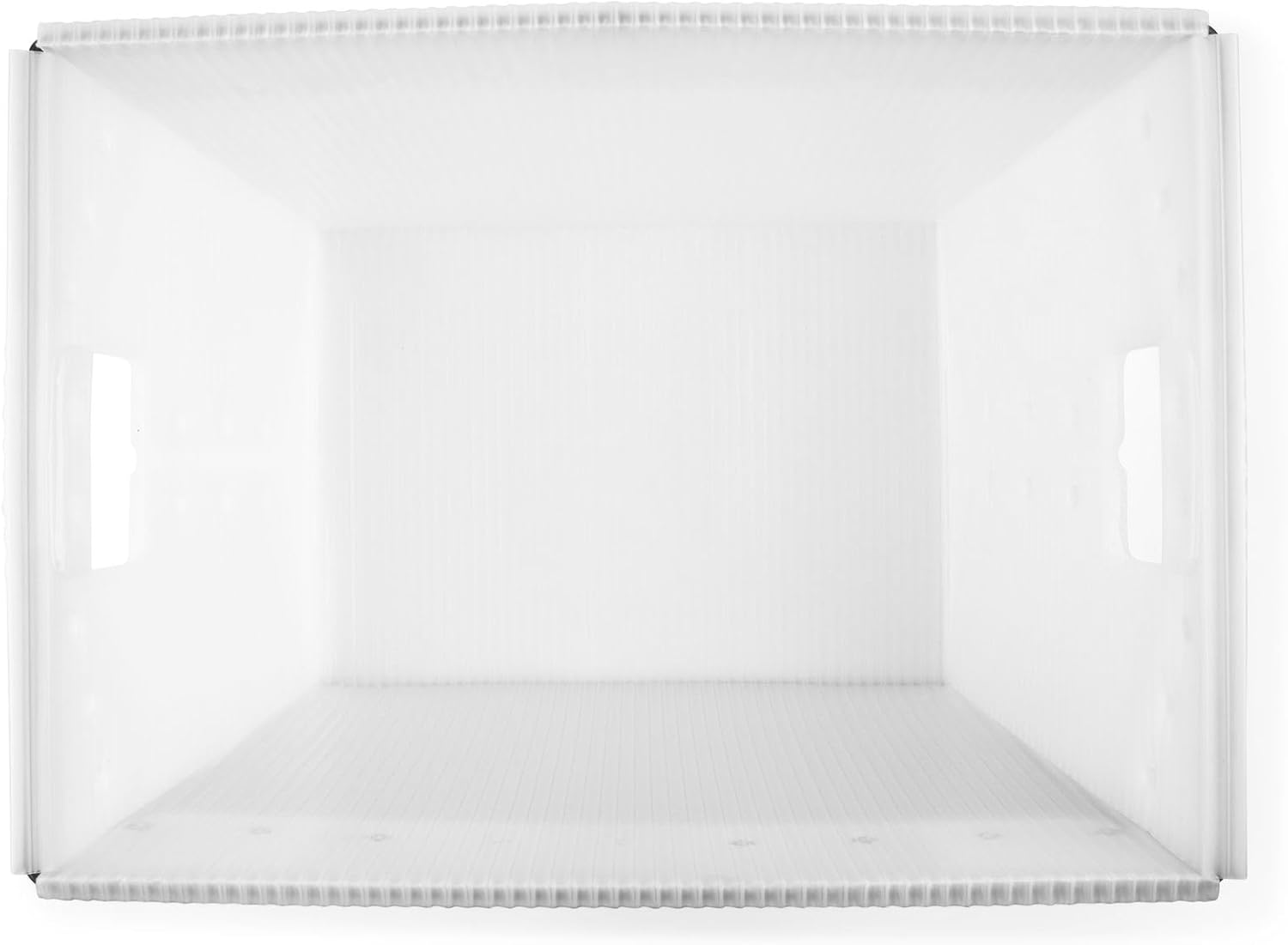 Hudson Exchange 18.25 x 13.25 x 11.75 (1 unidad) Contenedor de almacenamiento corrugado con manejo de la era espacial, natural