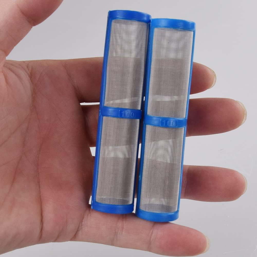 Filtro pulverizador de pintura sin aire para Graco 390,395,490,495,595 Filtro colector 246384 100 malla (6, 100 mallas)