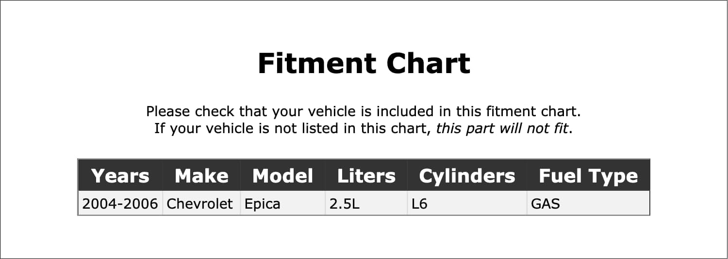 Manguera inferior del refrigerante del radiador compatible con Chevrolet Epica 2.5L L6 GAS 2004 2005 2006 PC-1105402