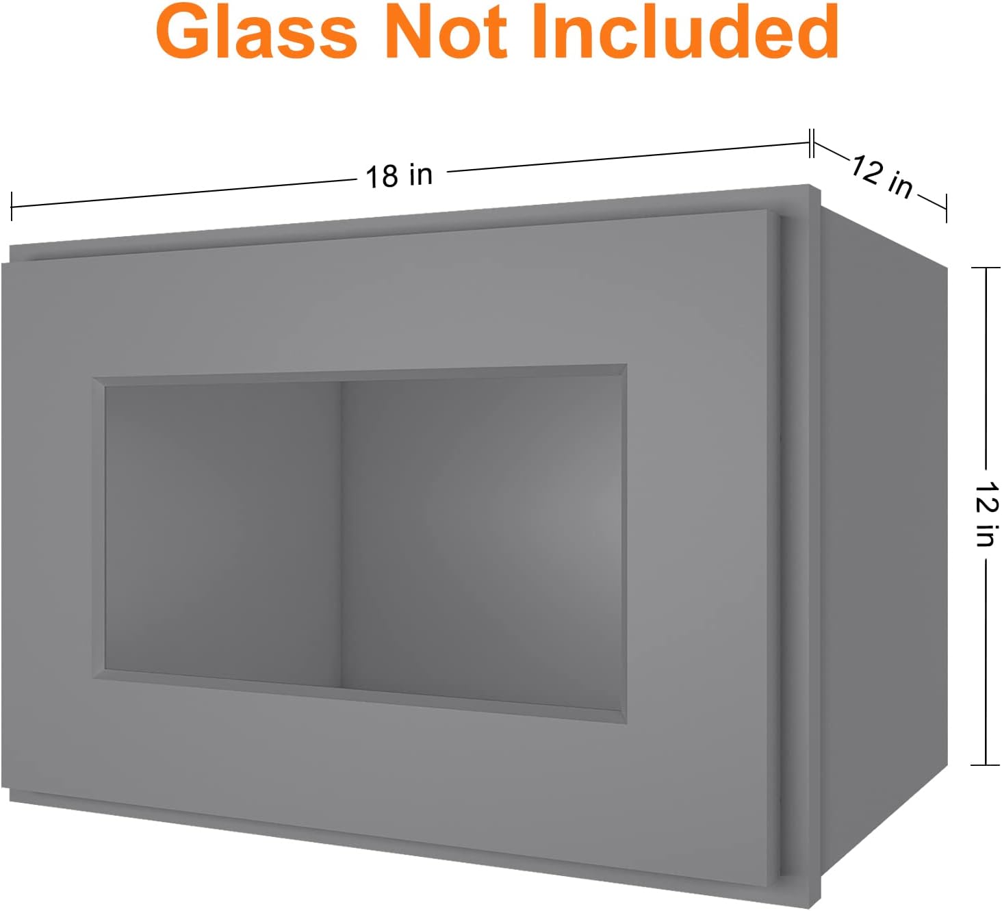 LOVMOR Armarios de pared, botiquines con puertas de cierre suave, muebles decorativos para salas de estar, dormitorios, cocinas, lavaderos (vidrio