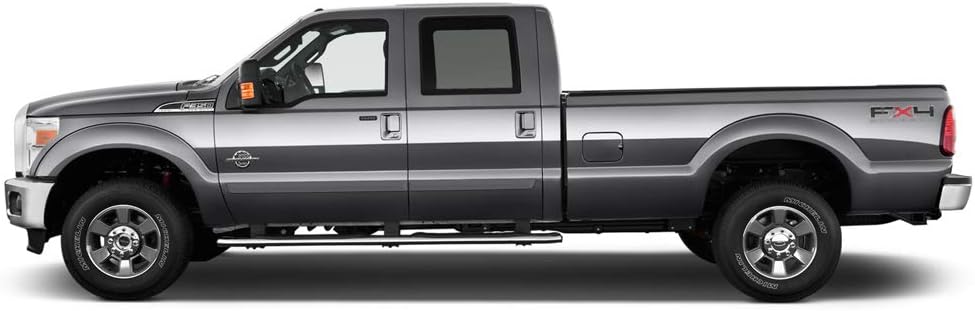 Dawn Enterprises FE2-F250350-CC Moldeo lateral de cuerpo final acabado compatible con Ford F-250, F-350 – Blanco platino (UG)
