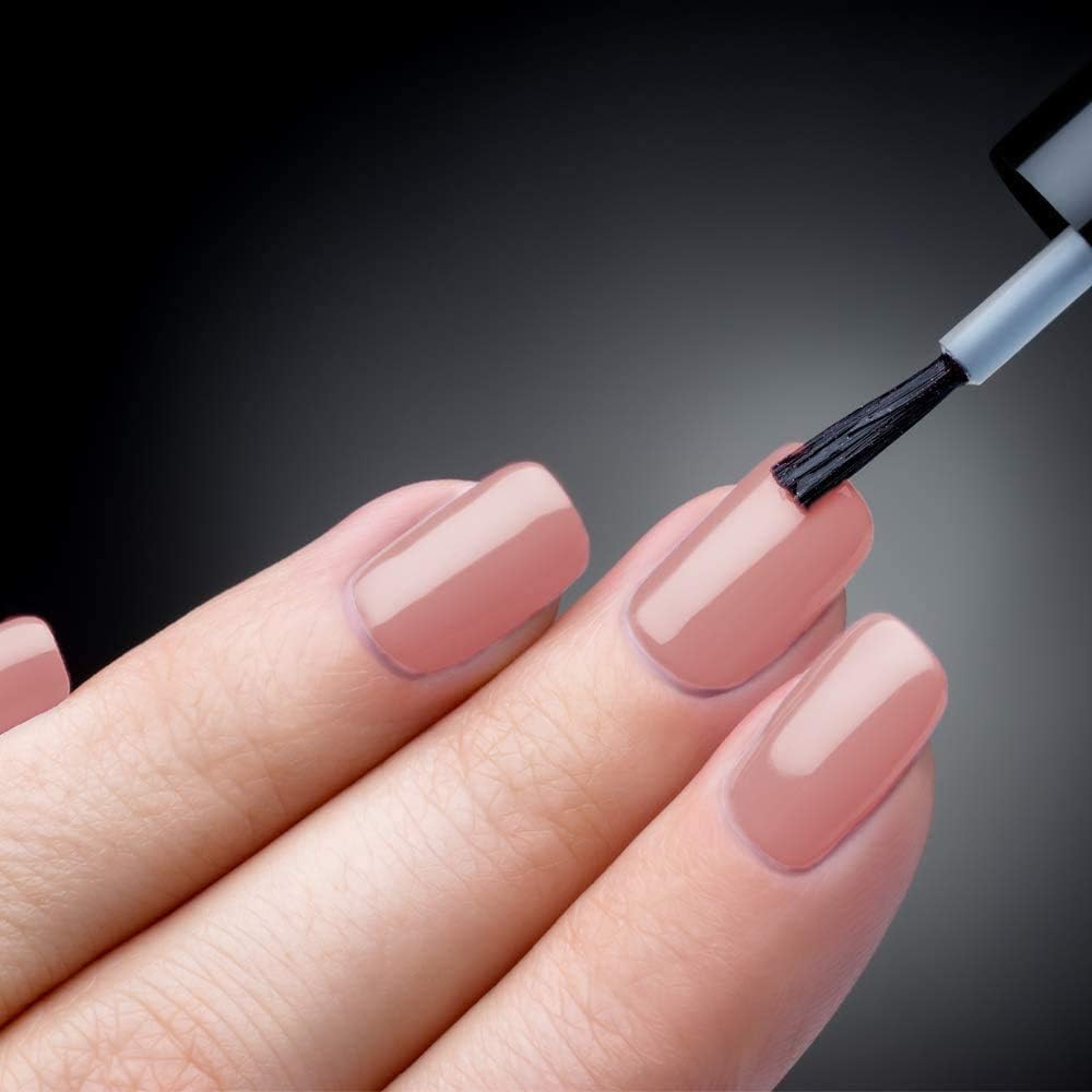 karma organic Esmalte de uñas de color natural con triple capa base 5, tratamiento de uñas no tóxico, vegano, libre de crueldad animal
