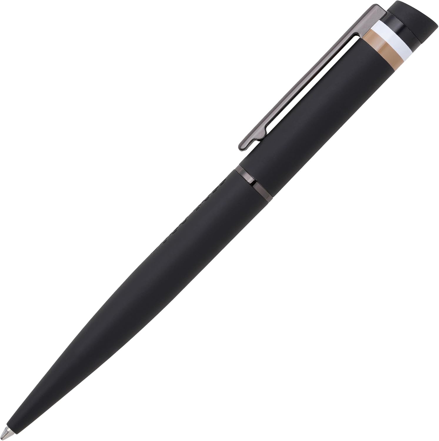Hugo Boss Bolígrafo icónico  Instrumento de escritura moderno para hombres y mujeres  Elegante caja de regalo (negro)