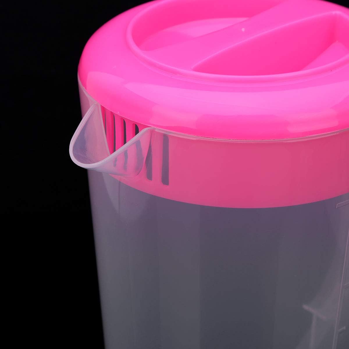 Plastic Straining gallon pitcher,Apto para lavavajillas Rosa 67.6fl oz