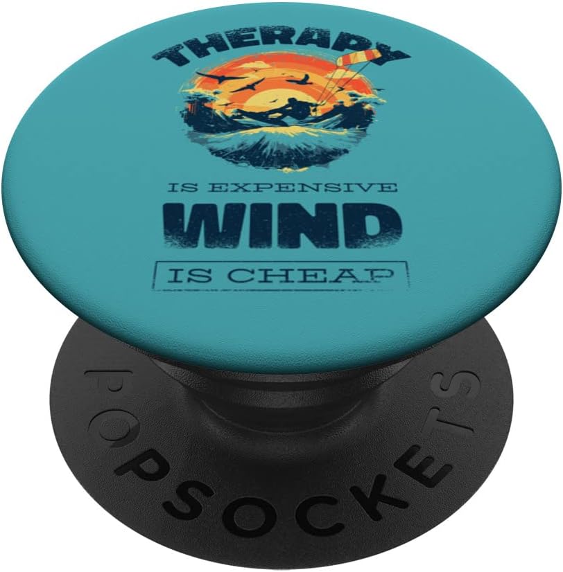 Kitesurfer Kiteboard Kitesurfing Kite-Surf funny Kitesurf PopSockets Standard PopGrip