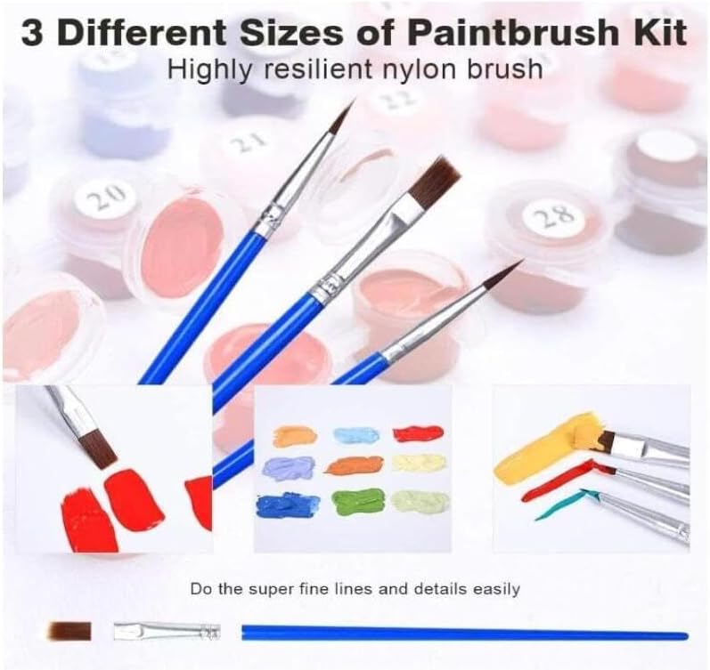ZMHZMY Pintura por números para adultos, Bulldog inglés, kits de pintura por números, pintura al óleo, lienzo de dibujo para decoración del hogar,