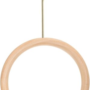 uxcell Gancho organizador de bufandas de 6 pulgadas, organizador de bufandas, anillos circulares de madera, gancho para colgar para cinturón, uxcell Gancho organizador de bufandas de 6 pulgadas, organizador de bufandas, anillos circulares de madera, gancho para colgar para cinturón,