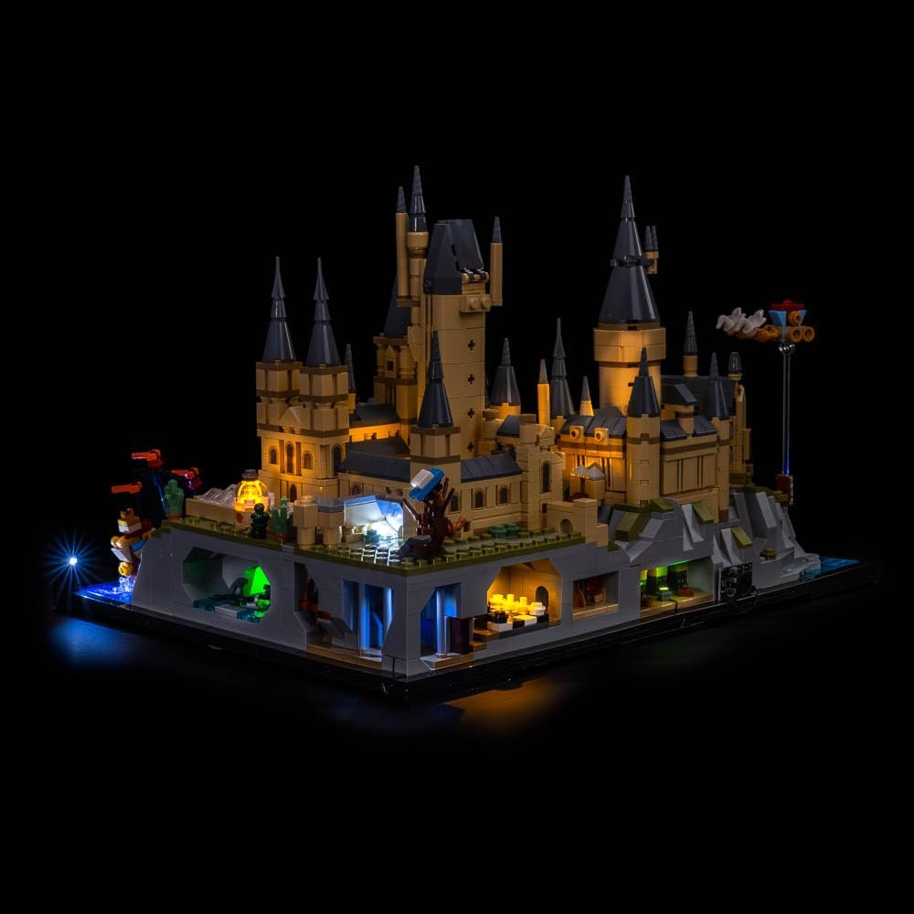 Light My Bricks Kit de luces compatible con Lego Harry Potter Hogwarts Castle and Grounds 76419 (juego no incluido)