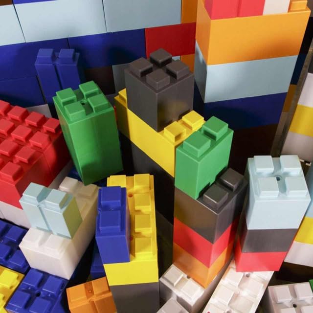 EverBlock Paquete combinado de un solo color  Paquete de inicio de 26 bloques  Bloques de construcción gigantes  Fácil de conectar y reutilizar  Uso