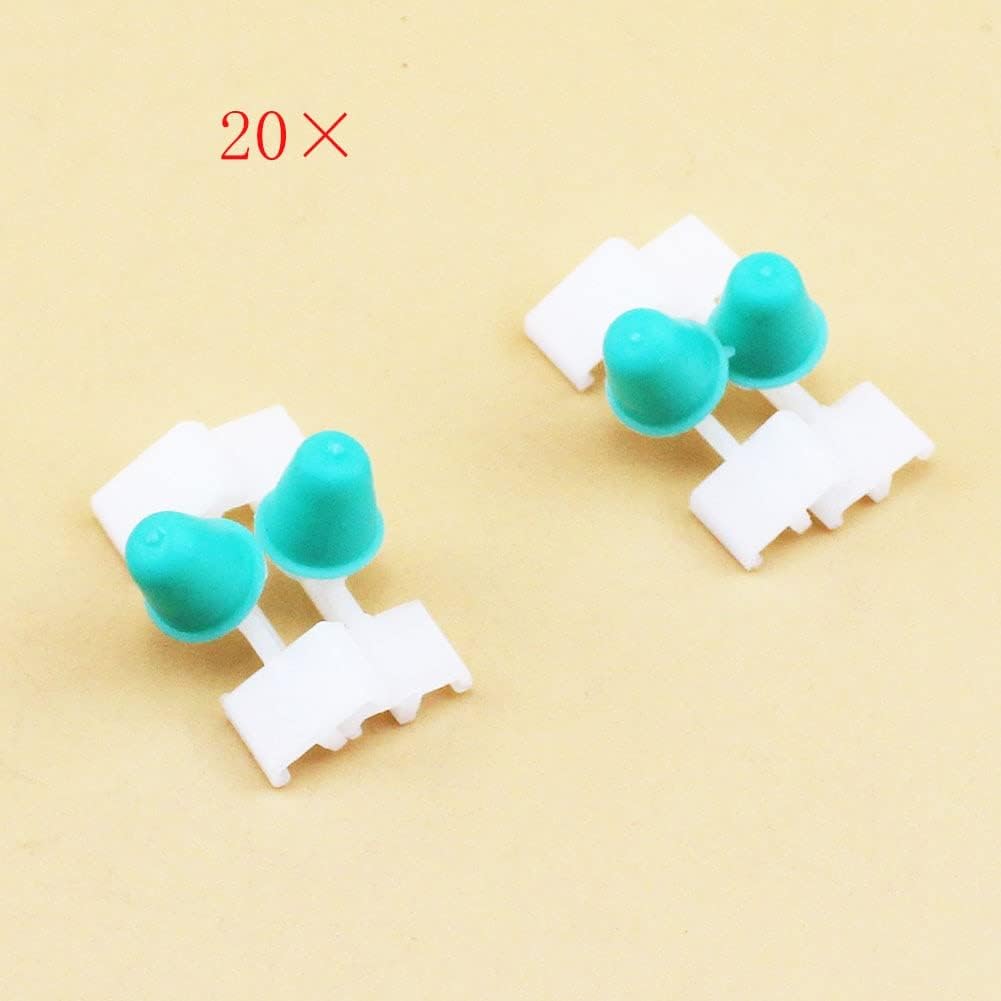 YANHAO Autopartes Car Styling 20 unidsSet Moldura Lateral Moldura Clips 51138250585 para BMW Serie 3 E46 Coupé Convertible Fácil Instalación
