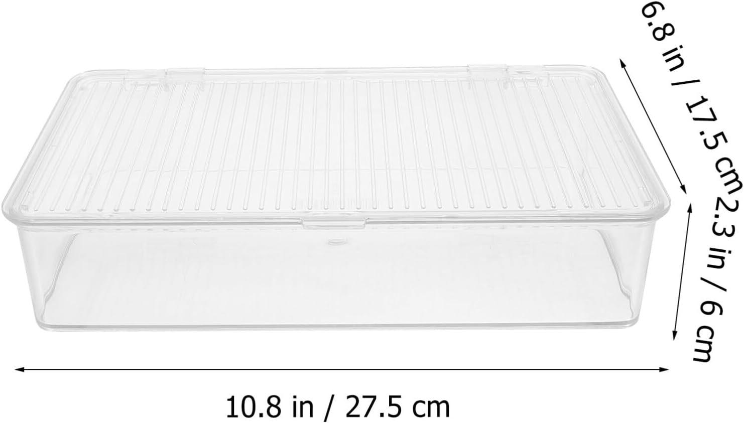 HOMSFOU Bandeja de plástico para cubiertos de cocina, organizador de cajones de utensilios con tapa, contenedor de almacenamiento para encimera con