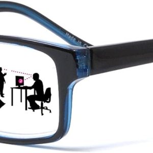 Sightline Gafas de lectura progresivas multifocales para hombres y mujeres de ajuste estrecho a regular 6005 Sightline Gafas de lectura progresivas multifocales para hombres y mujeres de ajuste estrecho a regular 6005