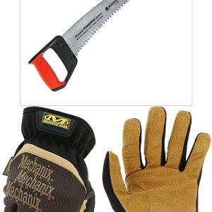 Corona RS7510D RazorTOOTH – Sierra de poda resistente para cortar ramas y ramas de árboles, 18 pulgadas + Mechanix Wear DuraHide FastFit Guantes de Corona RS7510D RazorTOOTH – Sierra de poda resistente para cortar ramas y ramas de árboles, 18 pulgadas + Mechanix Wear DuraHide FastFit Guantes de