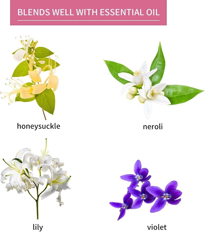Sedbuwza Aceite esencial de loto, 100 % puro loto para aromaterapia, aceite de regalo para difusor, humidificador, jabón, vela, perfume