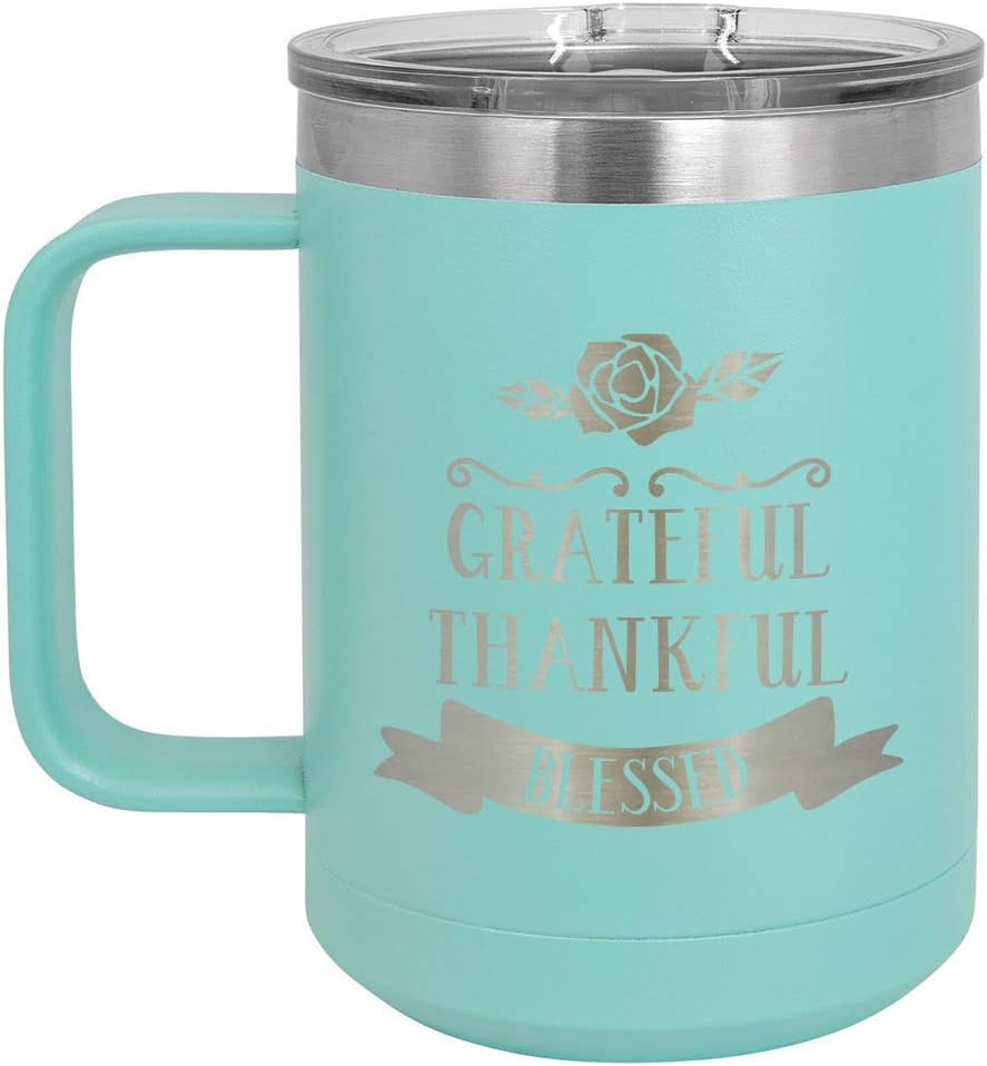 Taza de café con tapa deslizante de 15.0fl oz, taza de café de viaje aislada, ideas de regalo de cumpleaños o Navidad de mujeres o hombres, comparar