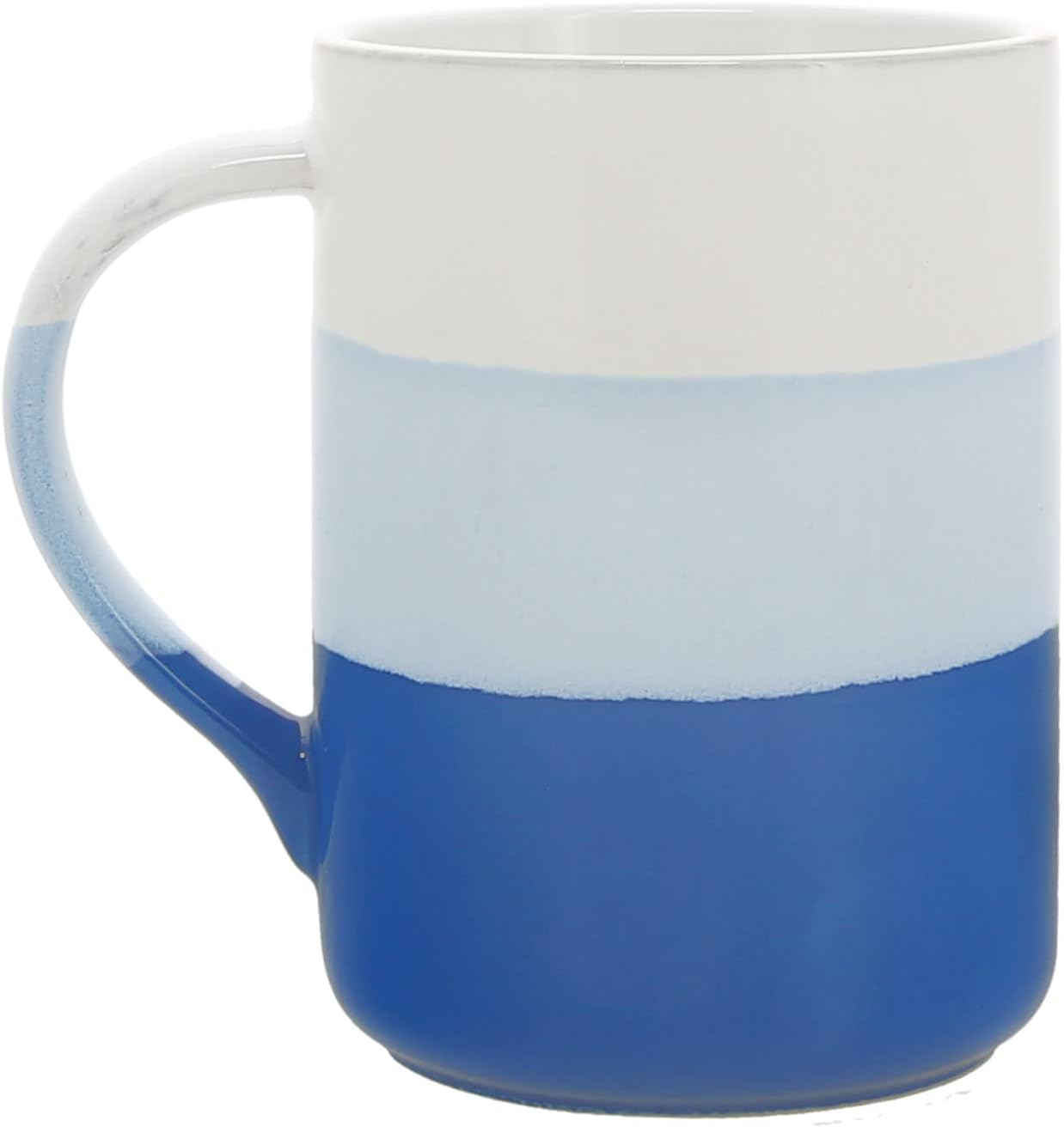 Pavilion – Taza de cerámica de 18 onzas con temática de lago para casa del lago, ancla, azul