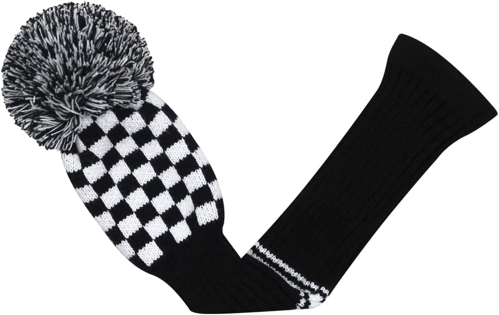 Scott Edward 1 unids Golf Head Cover Knit para conductor Madera Fairway Madera Híbrido con Rotación Número Etiquetas Número Etiquetas