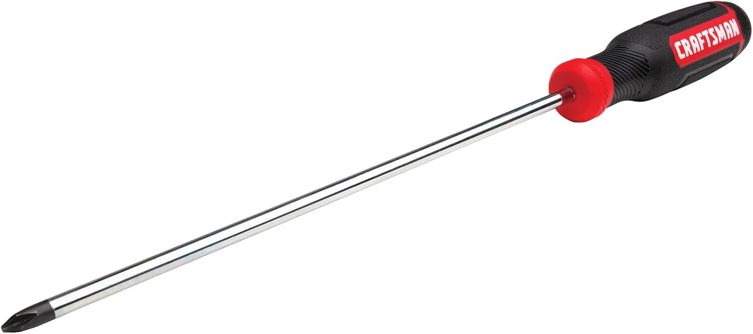 CRAFTSMAN Destornillador Phillips, bimaterial, pH #2 x 10 pulgadas (CMHT65056N)