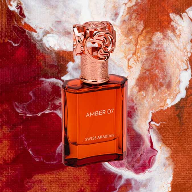 Swiss Arabian Amber 07  Productos de lujo de Dubai  Fragancia personal EDP en aerosol de larga duración y adictiva  Un aroma seductor y