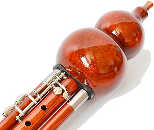 Hulusi de palisandro camboyano de rango extendido – Flauta de calabaza curcubit china (soprano C)
