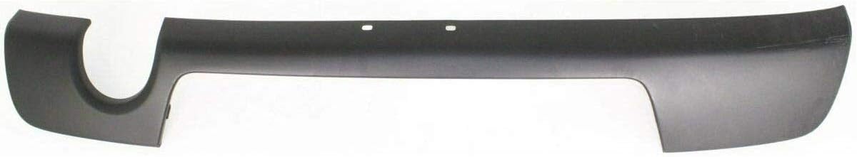 Perfit Liner Nueva cubierta de parachoques trasero Lower Prime compatible con Chevrolet Trailblazer SS modelo 2006-2009 compatible con GM1100733