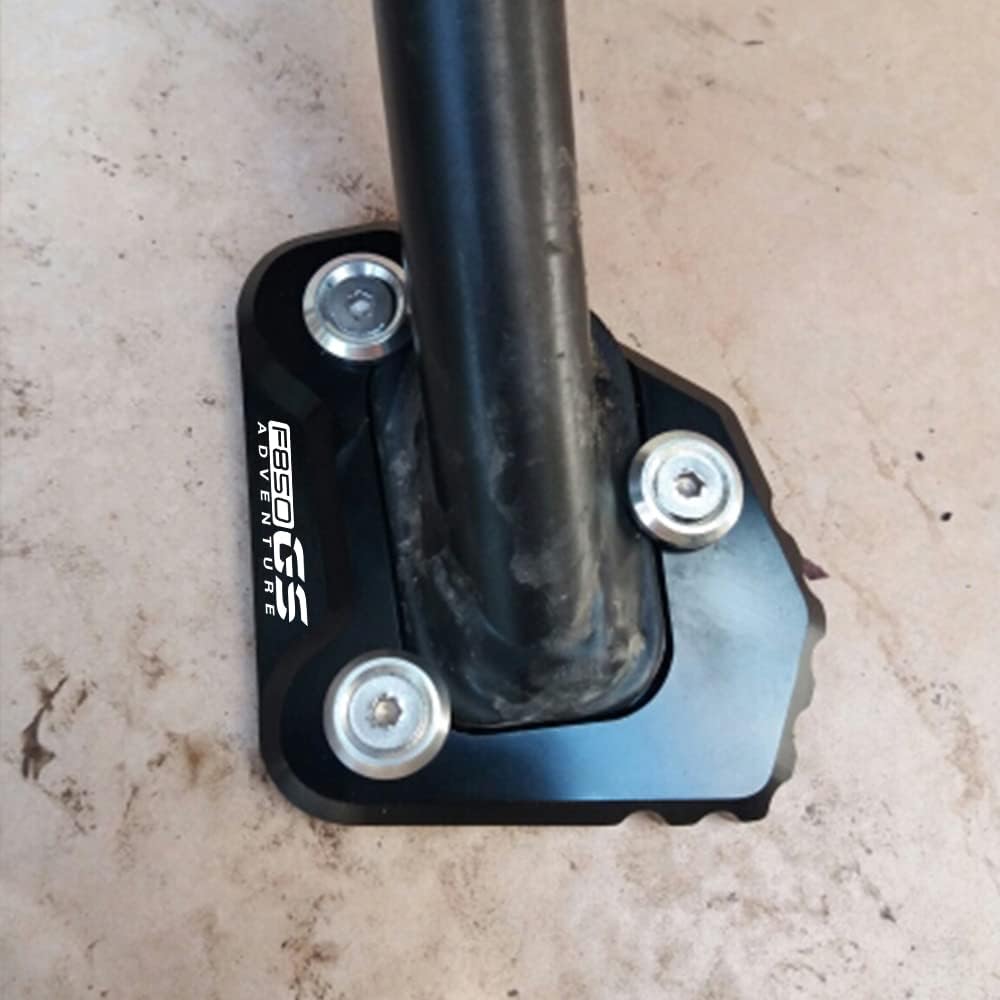 Wooxiu Para BMW F850GS Adventure 2018-2022 Motocicleta CNC Kickstand Soporte lateral Ampliar Almohadilla de extensión f850 gs adv f 850 gsa