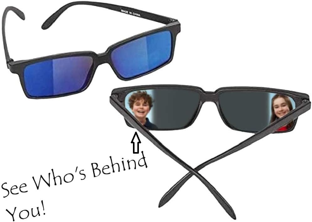 Top Secret Spy Glasses para niños, gafas de sol de visión trasera. Mira detrás de ti! Gadget de detective. Recuerdos perfectos para fiestas.