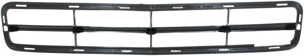 Evan-Fischer – Rejilla de parachoques compatible con Chevrolet Malibu 08-12 Front Center Textured Negro