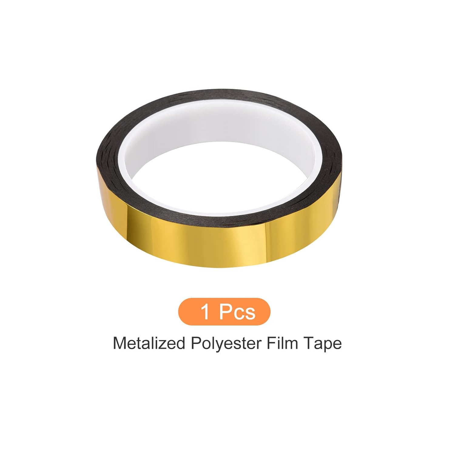 Rebower Cinta de película de poliéster metalizado, cinta Washi para decoración de espejo, para detallar paredes de acento artes gráficas – 1