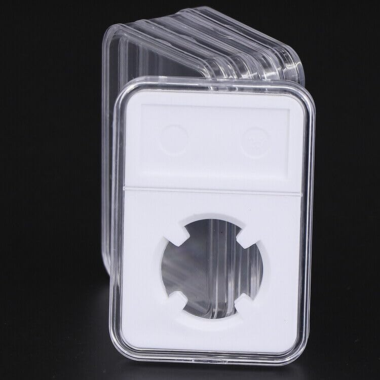 10 piezas de losa de monedas a presión, caja de colección de almacenamiento para NGC PCGS grado (0.866 in)