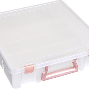 ArtBin Caja organizadora transparente para manualidades, color oro rosa ArtBin Caja organizadora transparente para manualidades, color oro rosa