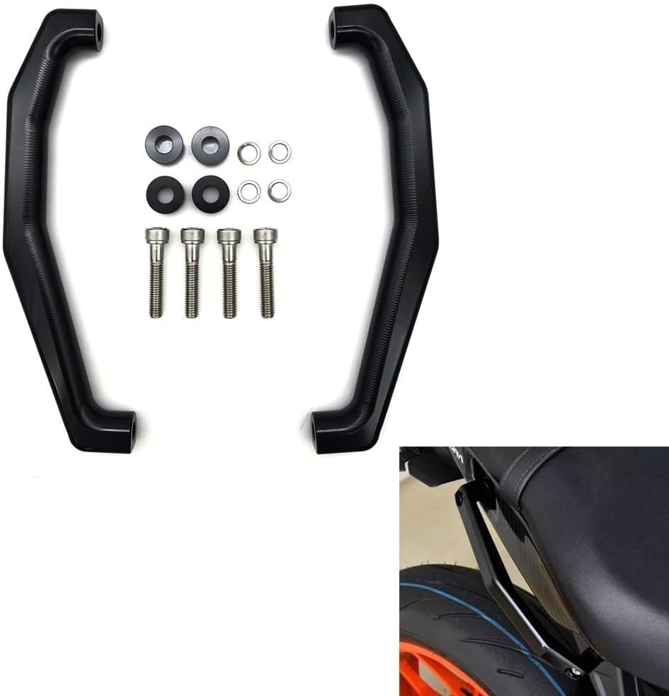 ZAJCI Motorcycle Rear seat armrest Motorcycle Rear Seat Passenger Armrest Hand Rail Grab Bar Pillion Handrails Handle Bar Tail for Y&AMAHA MT-09 MT