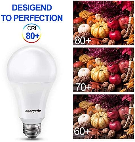 Bombilla LED A 21 súper brillante con 3 niveles 50100150W, 80016002200 lúmenes, 2700K blanco suave, no graduable, base E26, registrada en UL, 2