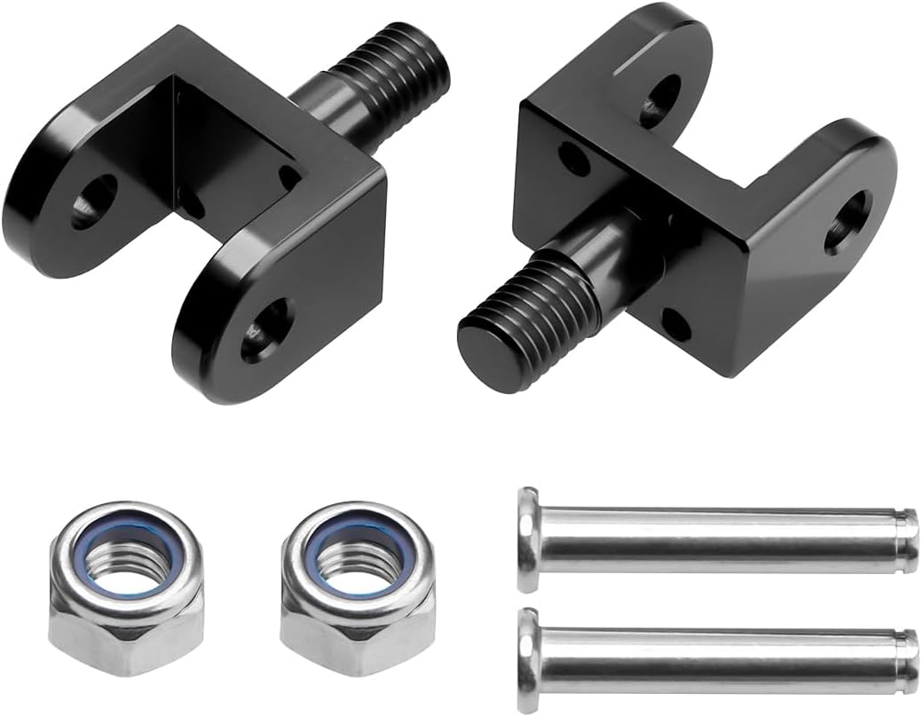 2 clavijas de pie Hoder para Sur Ron Light Bee X y S Segway X160 X260 Honda CRF150F 03-19 CRF230F 03-19, abrazaderas de clavija de pie duraderas de
