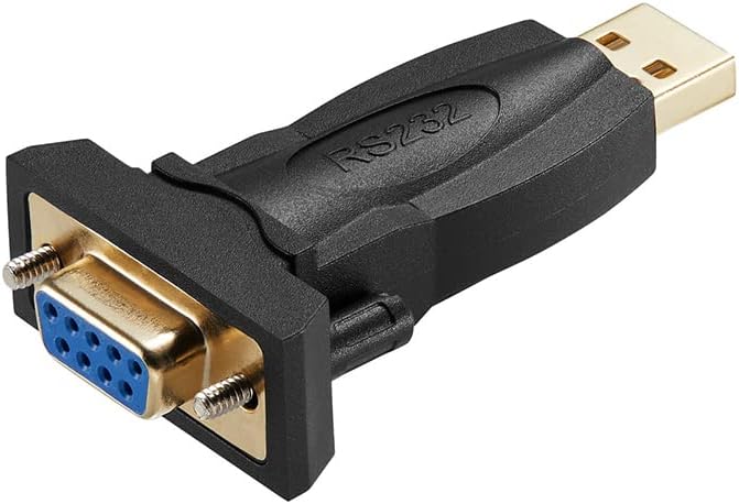 OIKWAN Adaptador USB a RS232 con chip FTDI, convertidor USB a DB9 Serial Hembra Compatible con Windows 10, 8.1, 8, 7, Vista, XP, Linux y Mac OS X