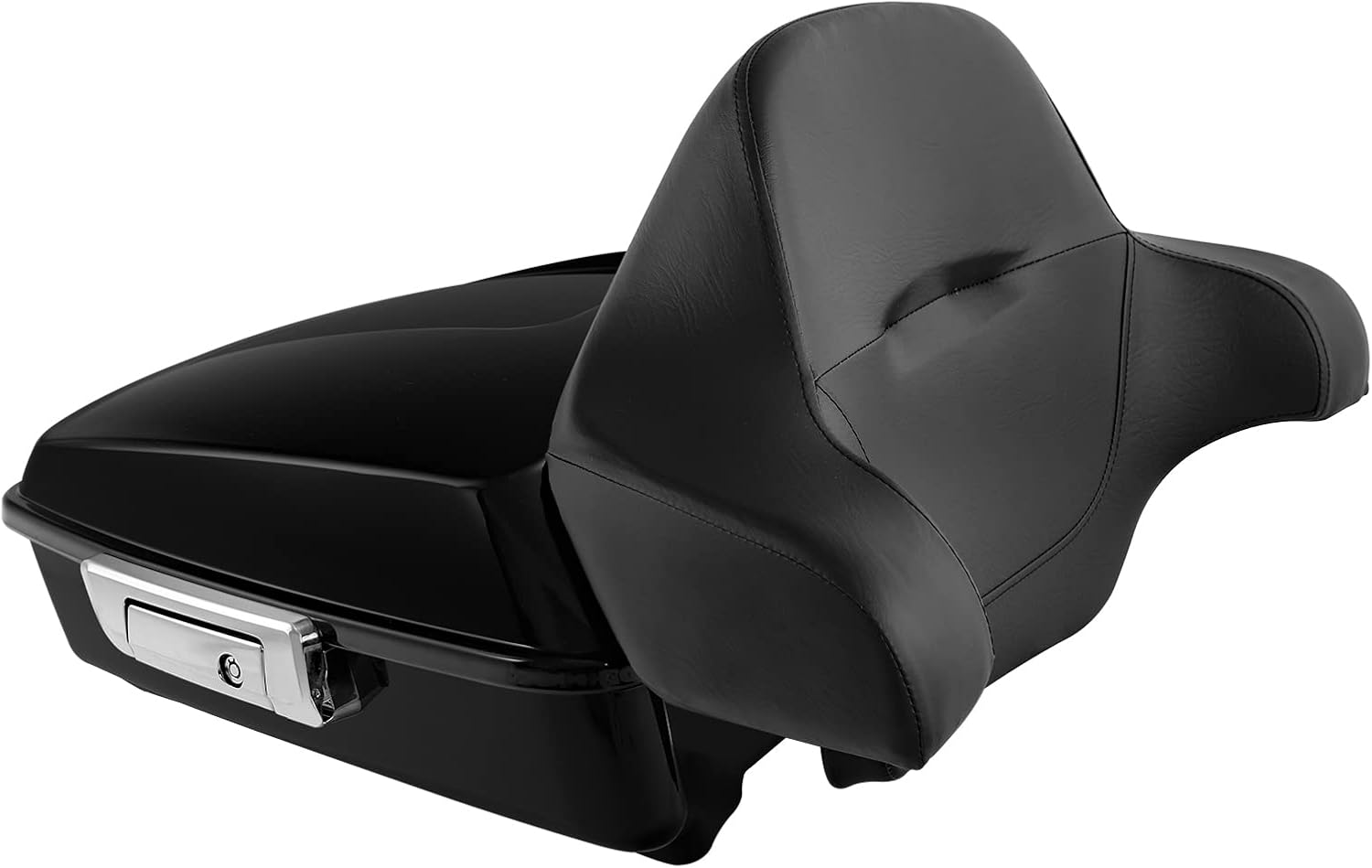 TCT-MOTORPARTS Respaldo de maletero picado, estante superior de montaje para Harley Tour Pak Trunk Touring Electra Glide Road Glide Street Glide