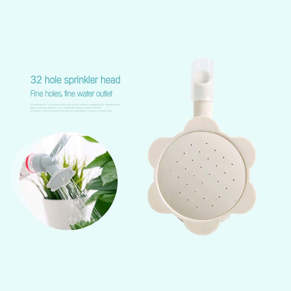 Boquilla de riego de doble cabezal rociador o verter agua Diseño universal y duradero (azul)