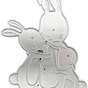 Plantilla de molde de estampado en relieve de conejos de Pascua, troquelado, para manualidades, álbumes de fotos, decoración de álbumes de fotos, Plantilla de molde de estampado en relieve de conejos de Pascua, troquelado, para manualidades, álbumes de fotos, decoración de álbumes de fotos,