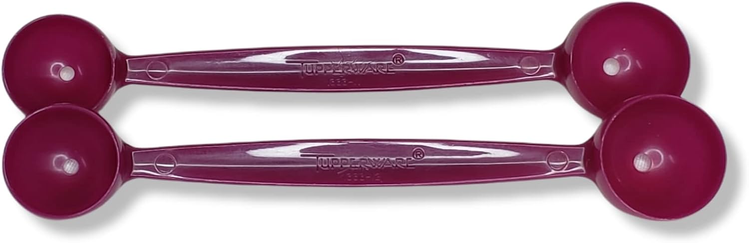 New Tupperware Tupperware Melon Baller Juego de 2 (Plum 1333-3), 6.25 pulgadas de largo